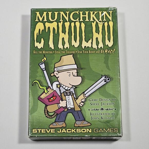 Munchkin CTHULHU Card Board Game By Steve Jackson - Picture 2 of 5